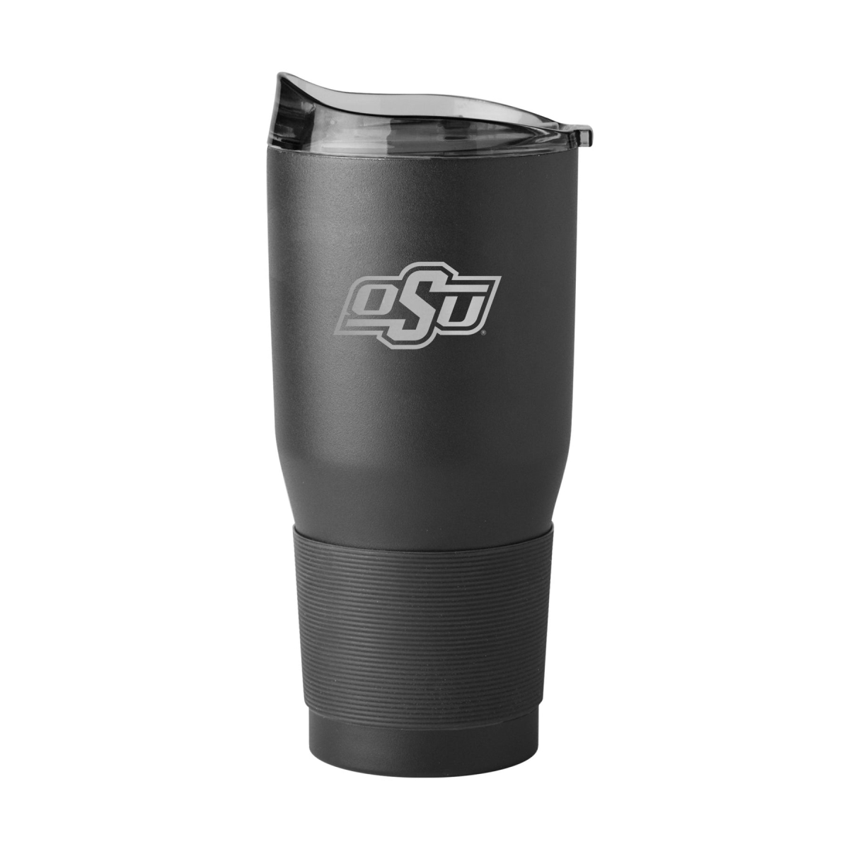 30 oz NBA Oklahoma State Etch Black Powder Coat Tumbler
