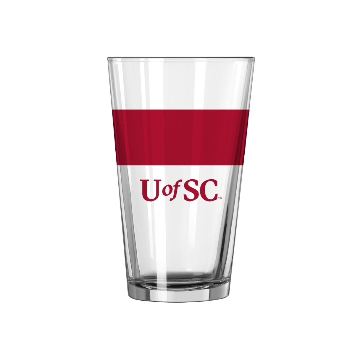 16 oz NCAA South Carolina Colorblock Pint Glass