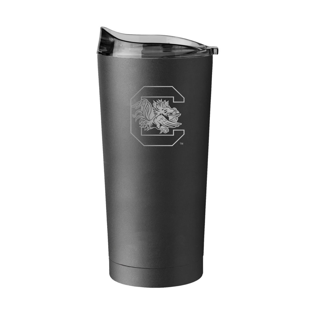 20 oz NCAA South Carolina Etch Black Powder Coat Tumbler