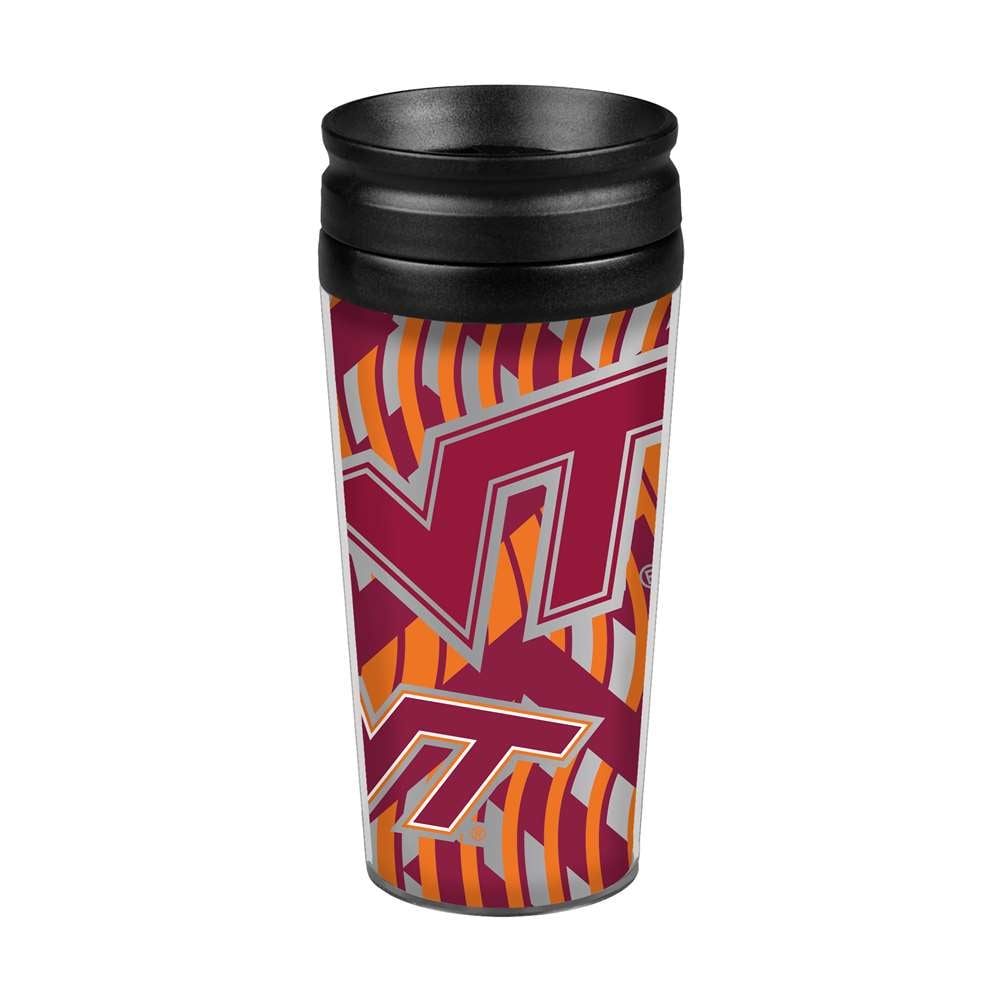 14 oz NCAA Virginia Tech Flex Plastic Travel Wrap Tumbler