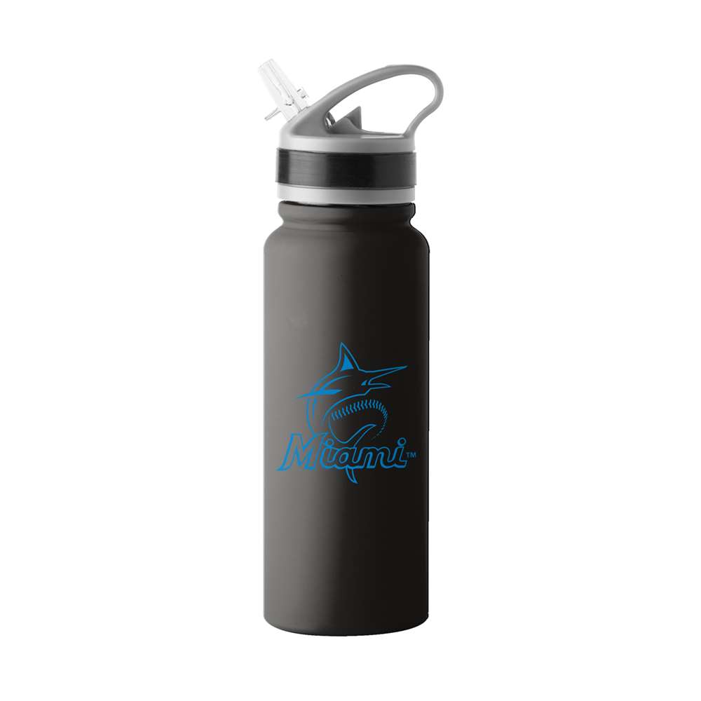 25 oz Major League Baseball Miami Marlins Stainless Single Wall Flip Top Bottle