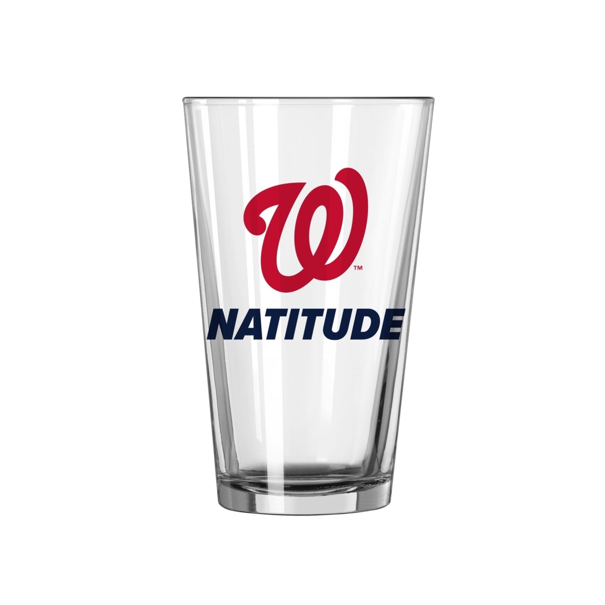 16 oz Major League Baseball Washington Nationals Slogan Pint Glass