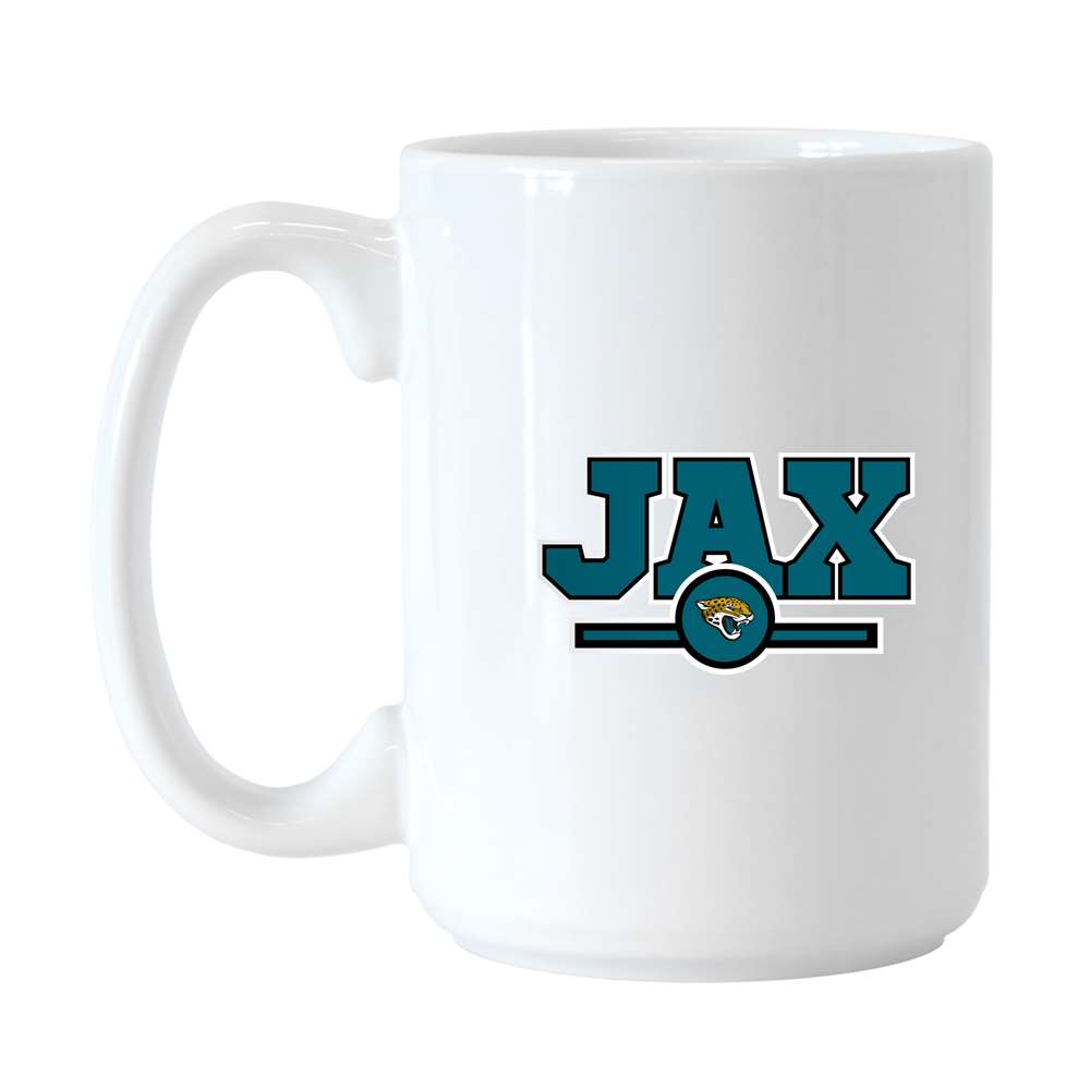 15 oz NFL Jacksonville Jaguars Letterman Sublimated Mug