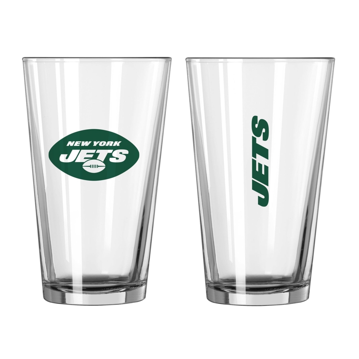 622-G16P-1 16 oz NFL New York Jets Gameday Pint Glass -  Logo Chair