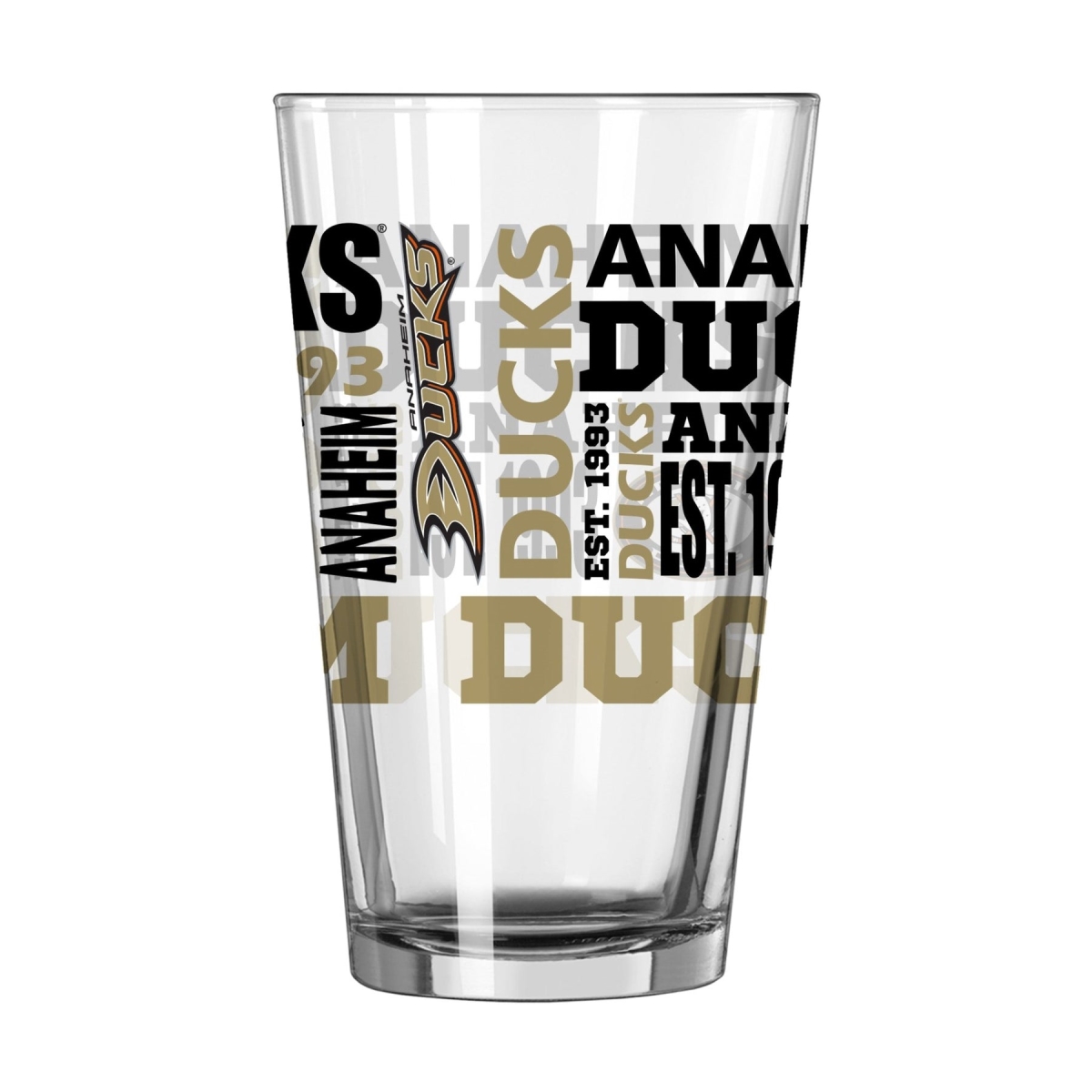 16 oz NHL Anaheim Ducks Spirit Pint Glass