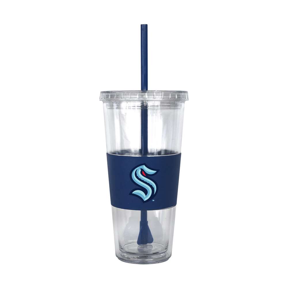 22 oz NHL Seattle Kraken Straw Tumbler