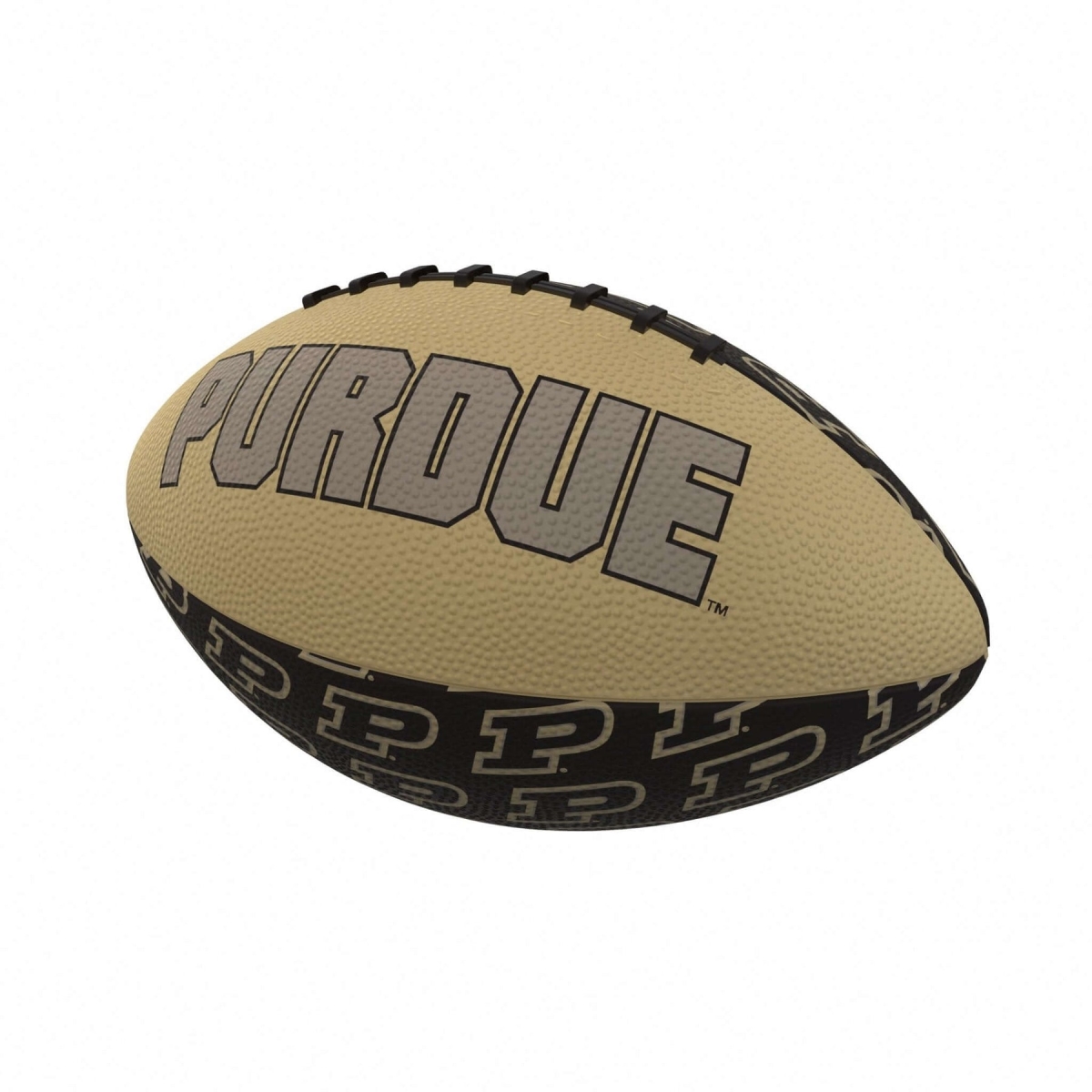 NCAA Purdue Repeating Mini-Size Rubber Football