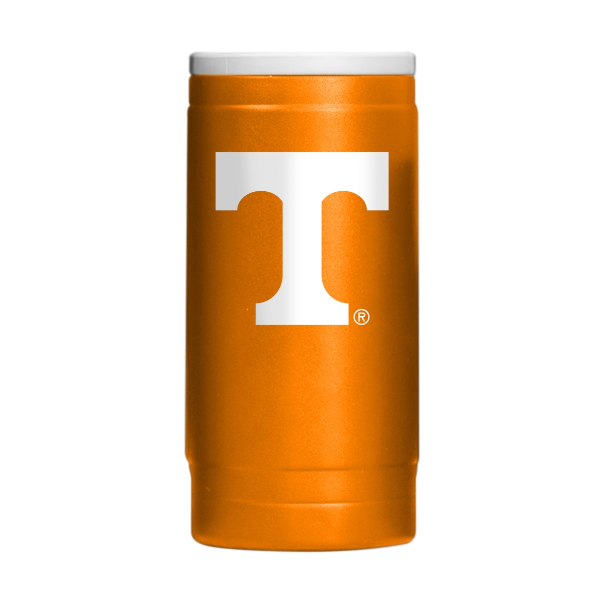 Picture of Logo Brands 217-S12PC-34 University of Tennessee-Knoxville Flipside Powder Coat Slim Can Cooler