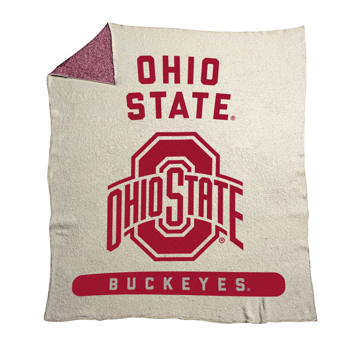 191-281-74 50 x 60 in. Ohio State Buckeyes Prime Luxe Dreams Throw
