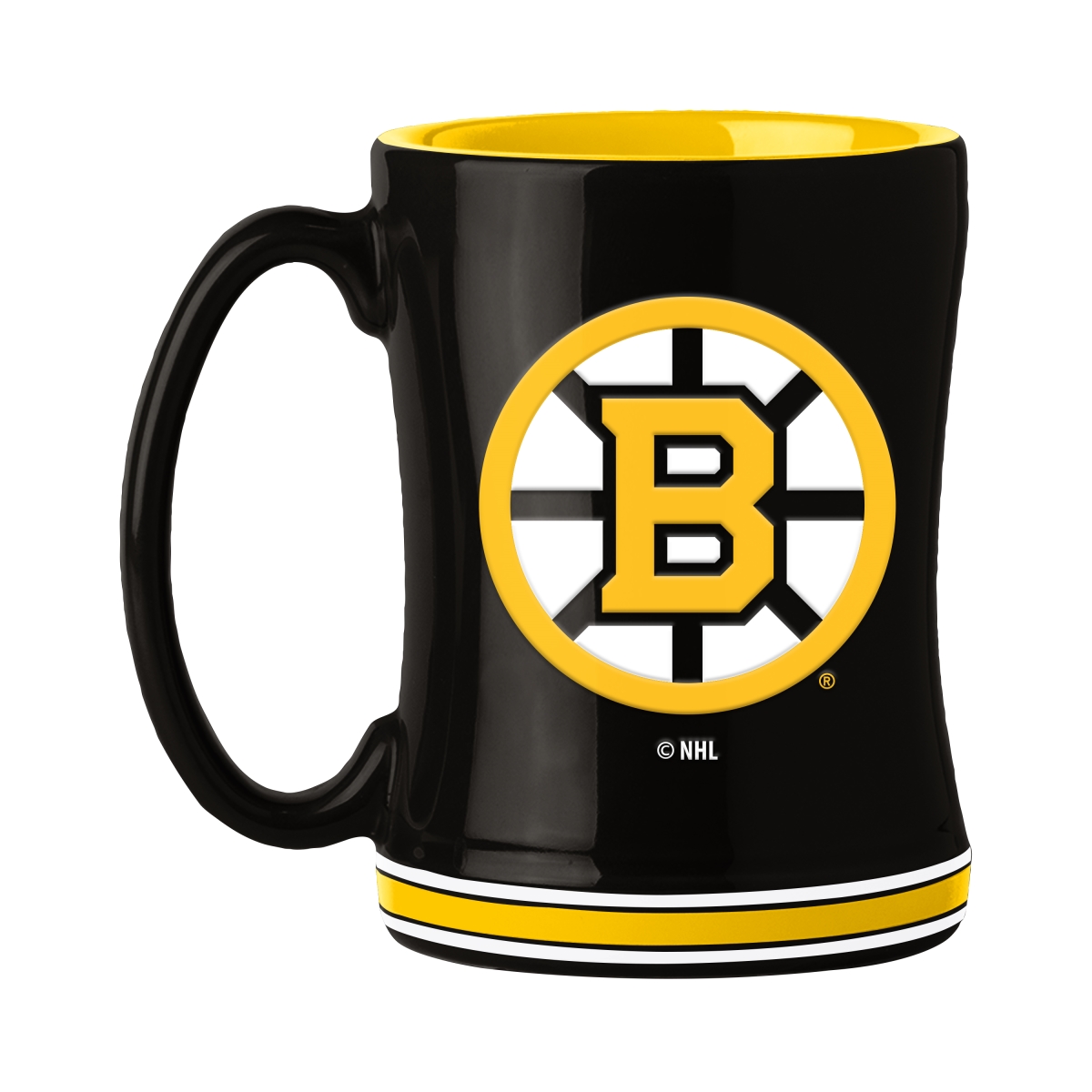 803-C14RM Boston Bruins 14 oz Relief Mug