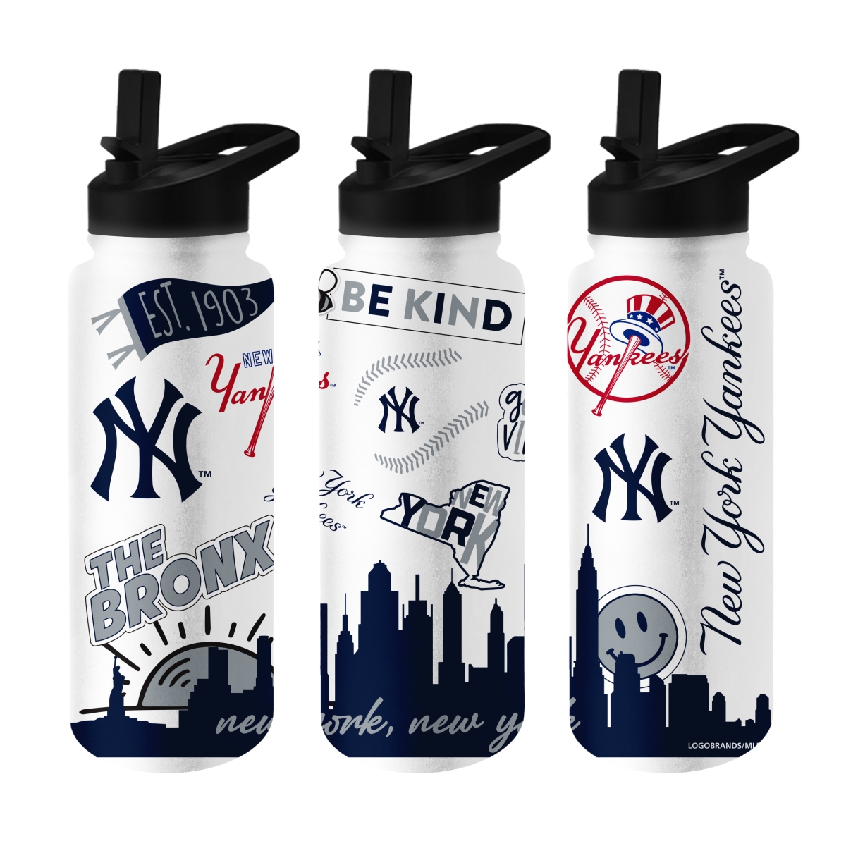 34 oz MLB York Yankees Native Quencher Bottle