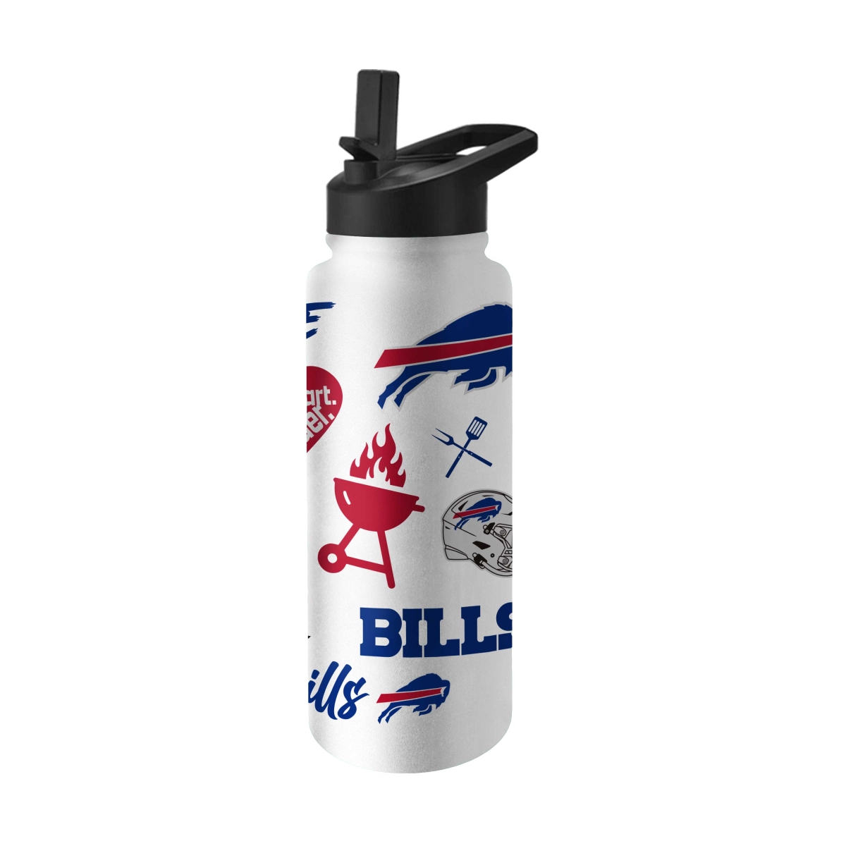 604-S34QB-63 34 oz Buffalo Bills Native Quencher Bottle