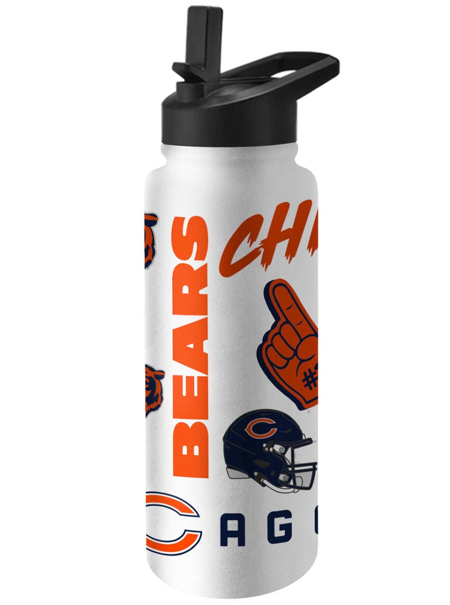 606-S34QB-63 34 oz Chicago Bears Native Quencher Bottle