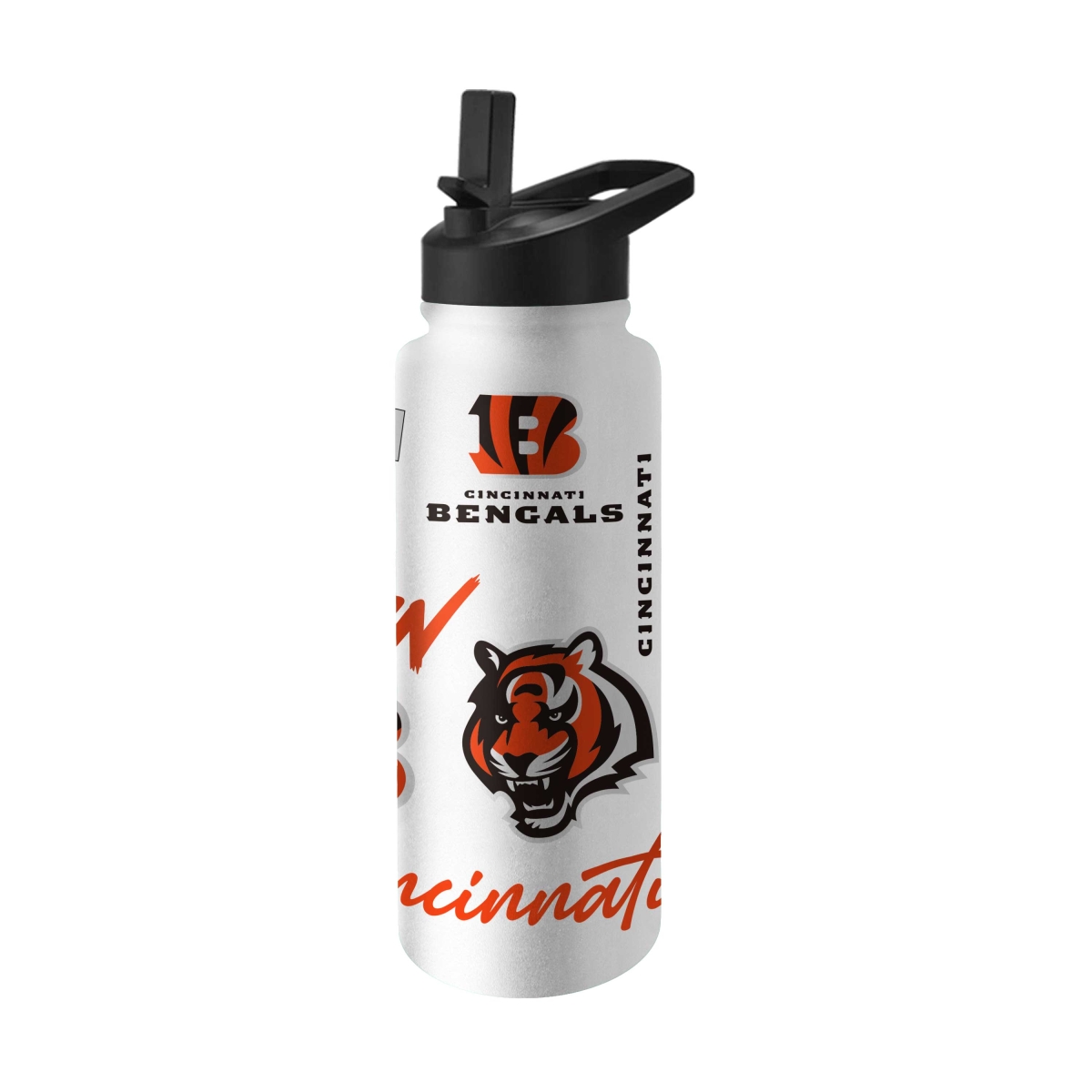 607-S34QB-63 34 oz NFL Cincinnati Bengals Native Quencher Bottle