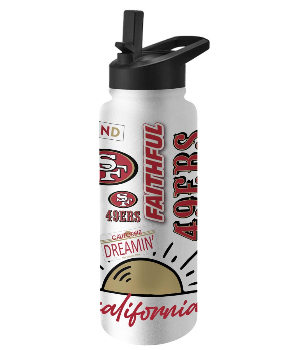 627-S34QB-63 34 oz San Francisco 49ers Native Quencher Bottle