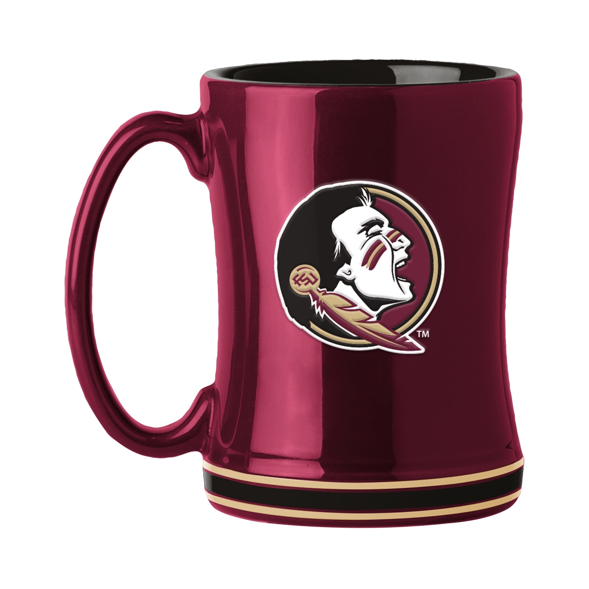 136-C14RM 14 oz Florida State University Relief Mug