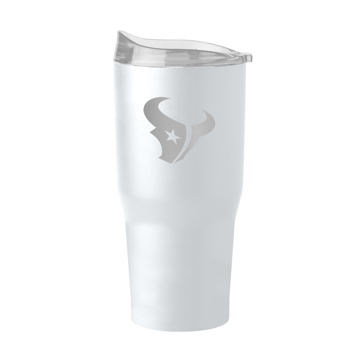 30 oz Houston Texans White Etch Powder Coat Tumbler