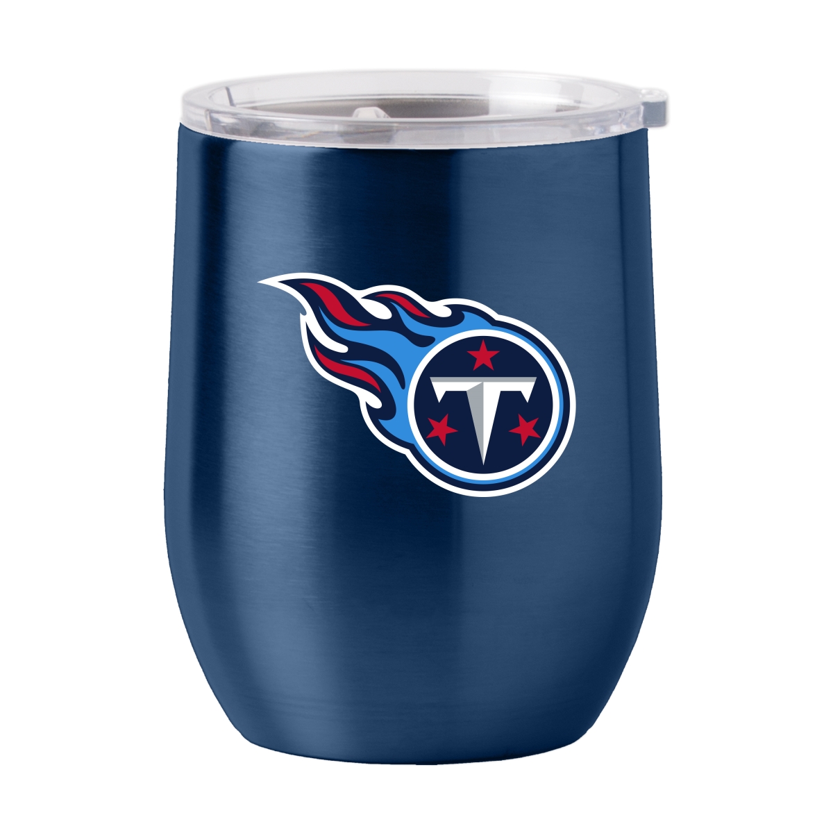 631-S16CB-1 16 oz Tennessee Titans Gameday Stainless Steel Curved Beverage Tumbler -  Logo Brands