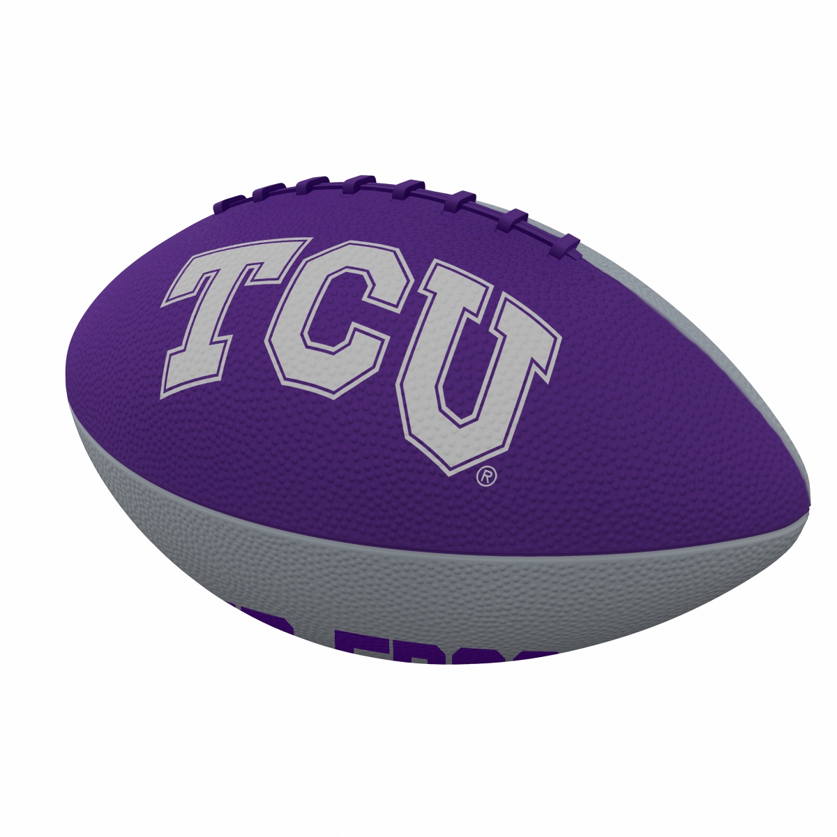215-93JR-2 TCU Pinwheel Junior Size Rubber Football