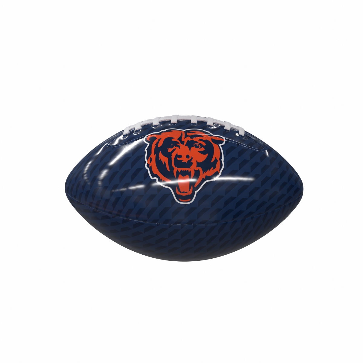 Picture of Logo Brands 606-93MG-1 Chicago Bears Carbon Fiber Mini-Size Glossy Football