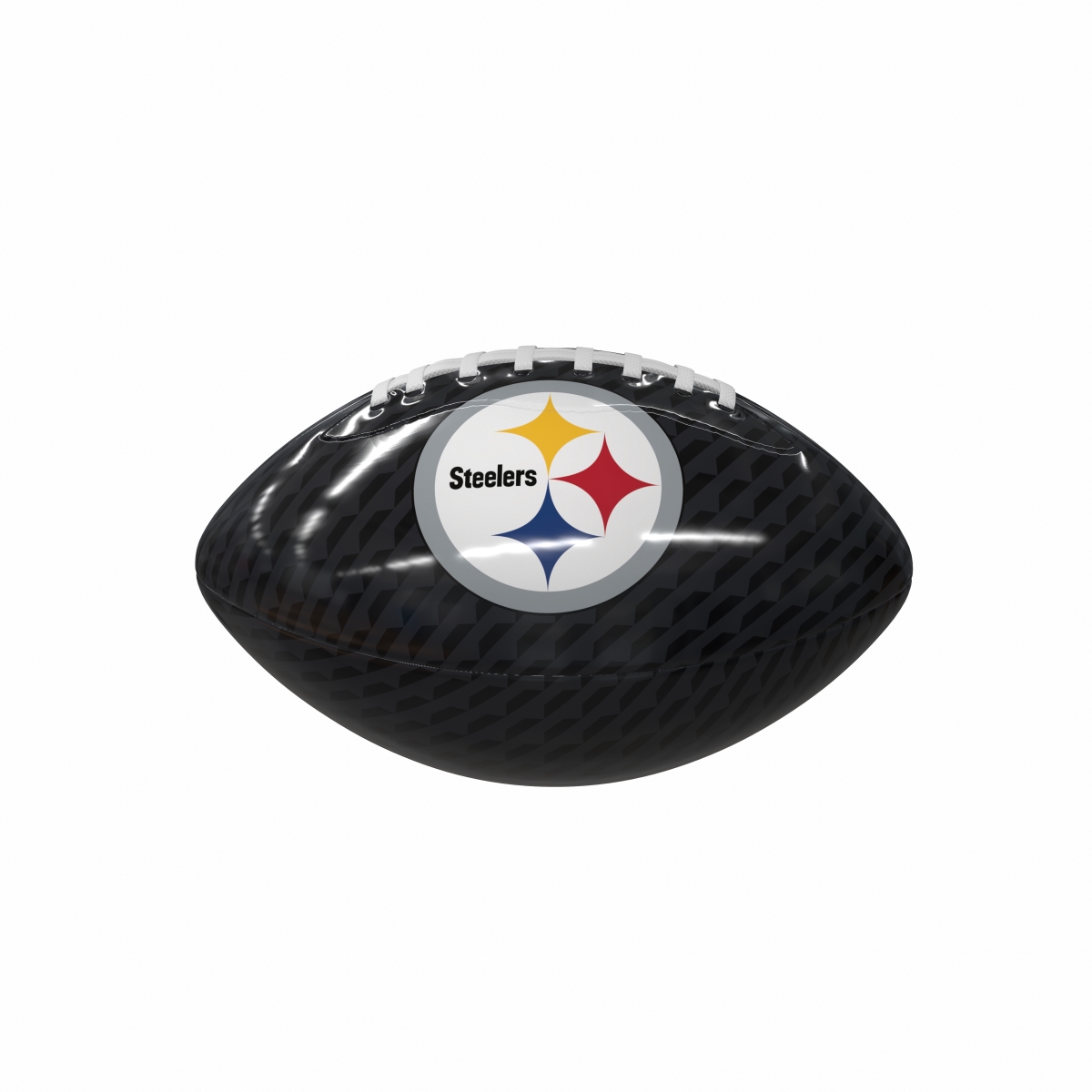 625-93MG-1 Pittsburgh Steelers Carbon Fiber Mini Size Glossy Football -  Logo Brands