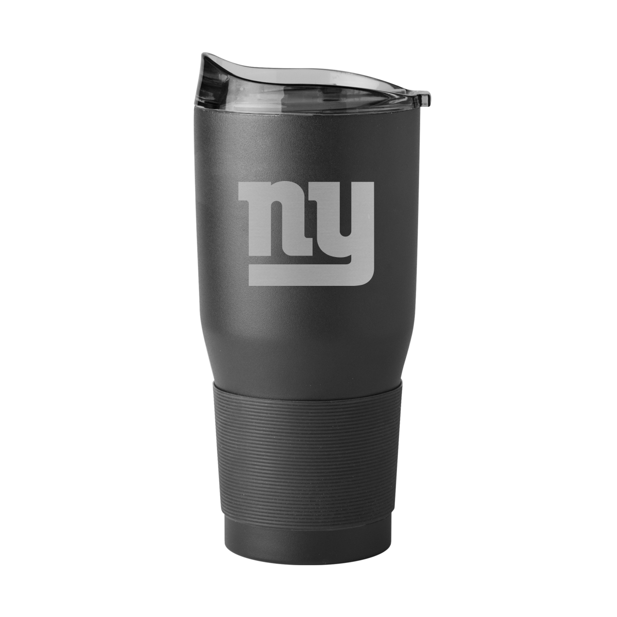 621-S30PT-BLK-9 30 oz   York Giants Etch Powder Coat Tumbler