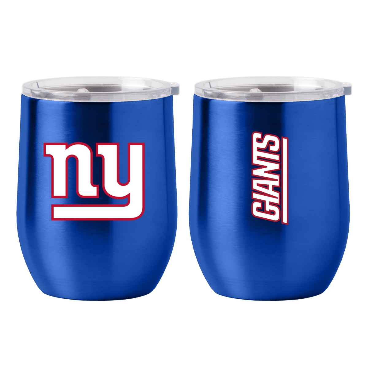 621-S16CB-1 16 oz   York Giants Gameday Stainless Steel Curved Beverage Tumbler -  Logo Brands