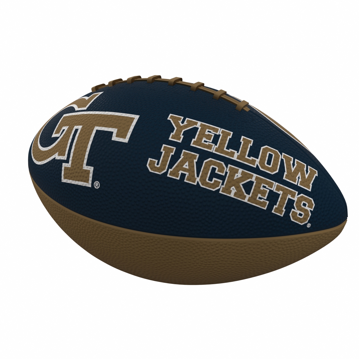 143-93JR-1 Georgia Tech Combo Logo Junior-Size Rubber Football
