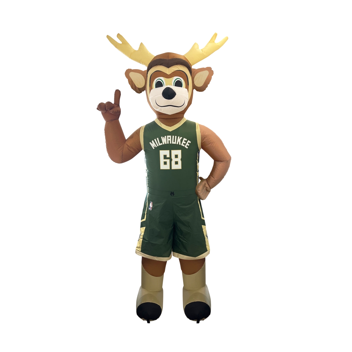 716-100-M 7 ft. Milwaukee Bucks Yard Inflatable Mascot