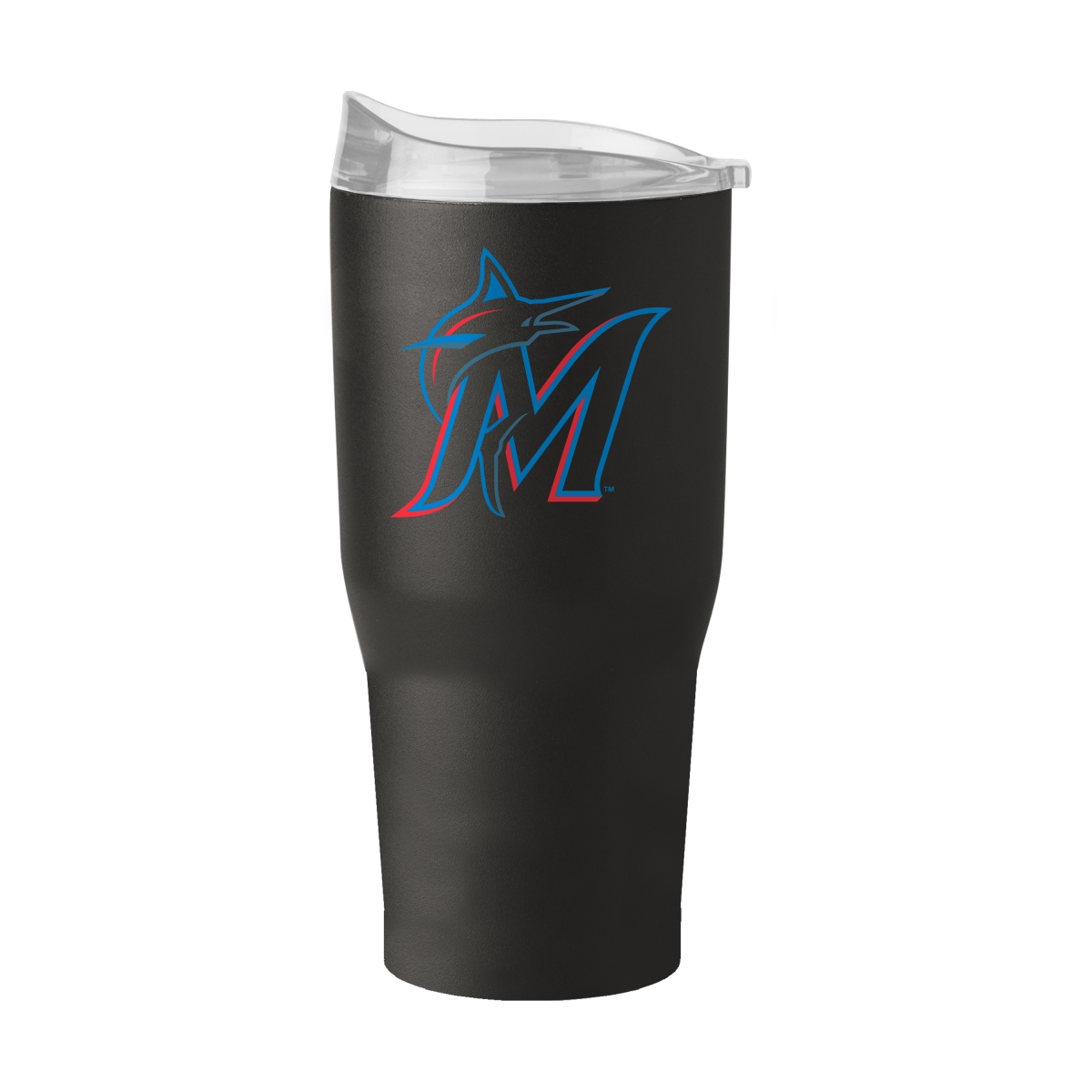 512-S30PT-34 30 oz Miami Marlins Flipside Powder Coat Tumbler