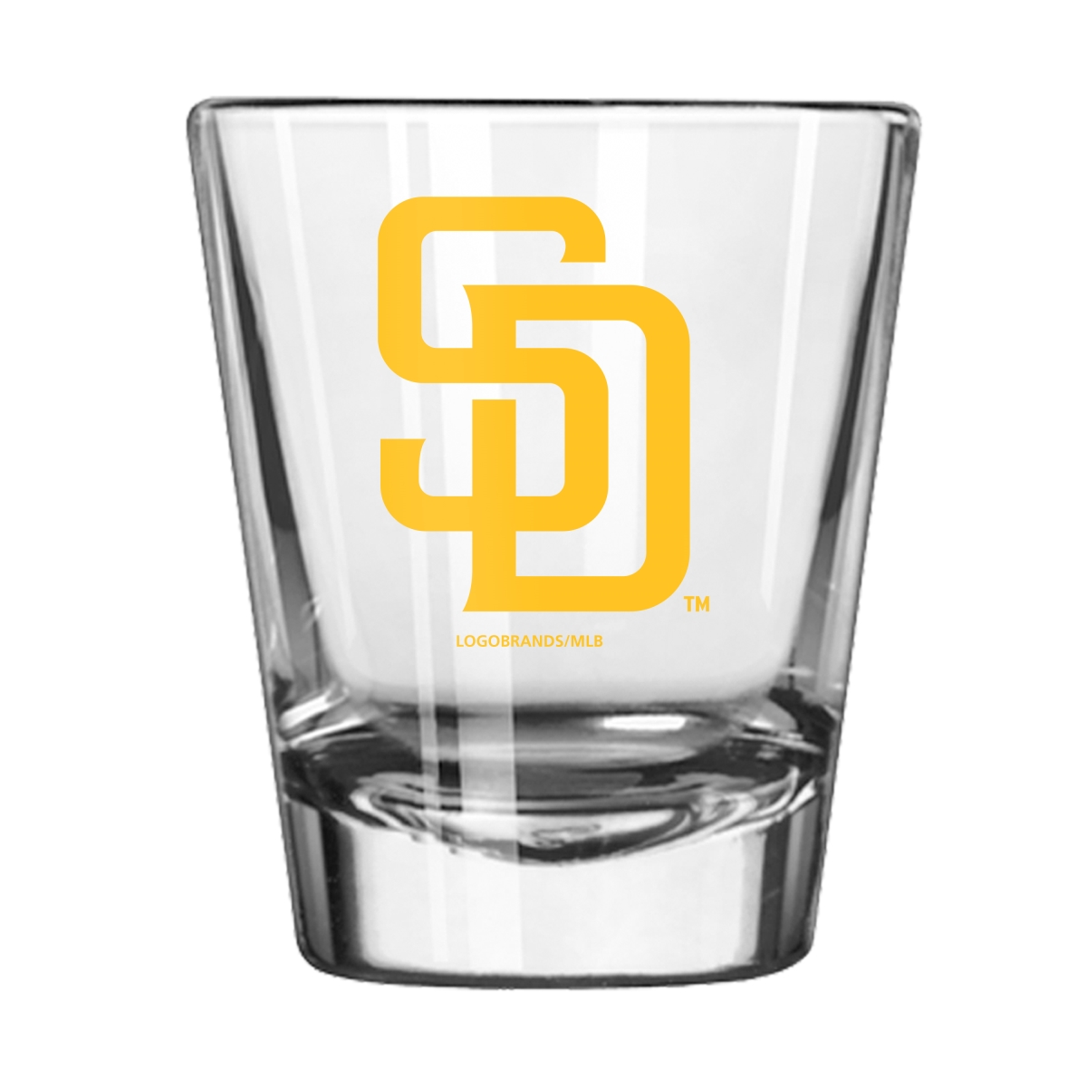524-G2S-1 2 oz San Diego Padres Gameday Shot Glass
