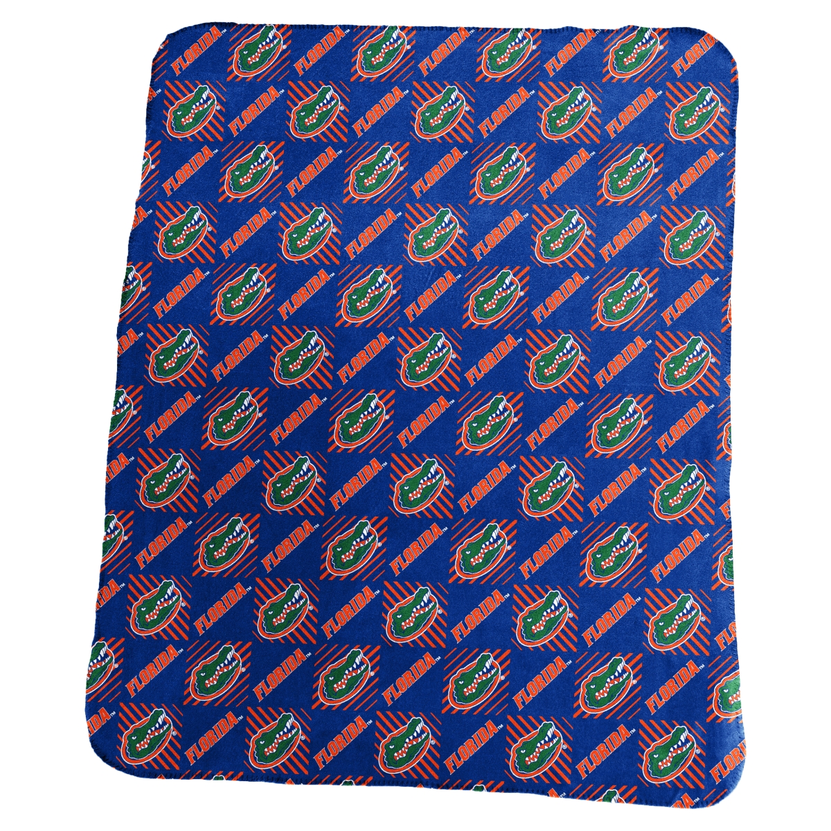 Picture of Logo Brands 135-231-1 50 x 60 in. Florida Gators Repeating Pattern Fleece Throw Blanket