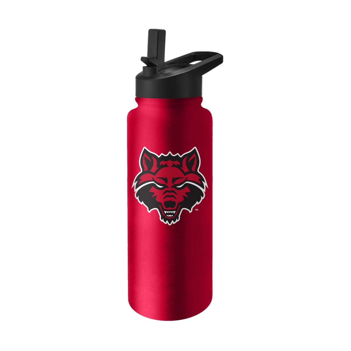 109-S34QB-8 34 oz NCAA Arkansas State University Logo Quencher Stainless Bottle