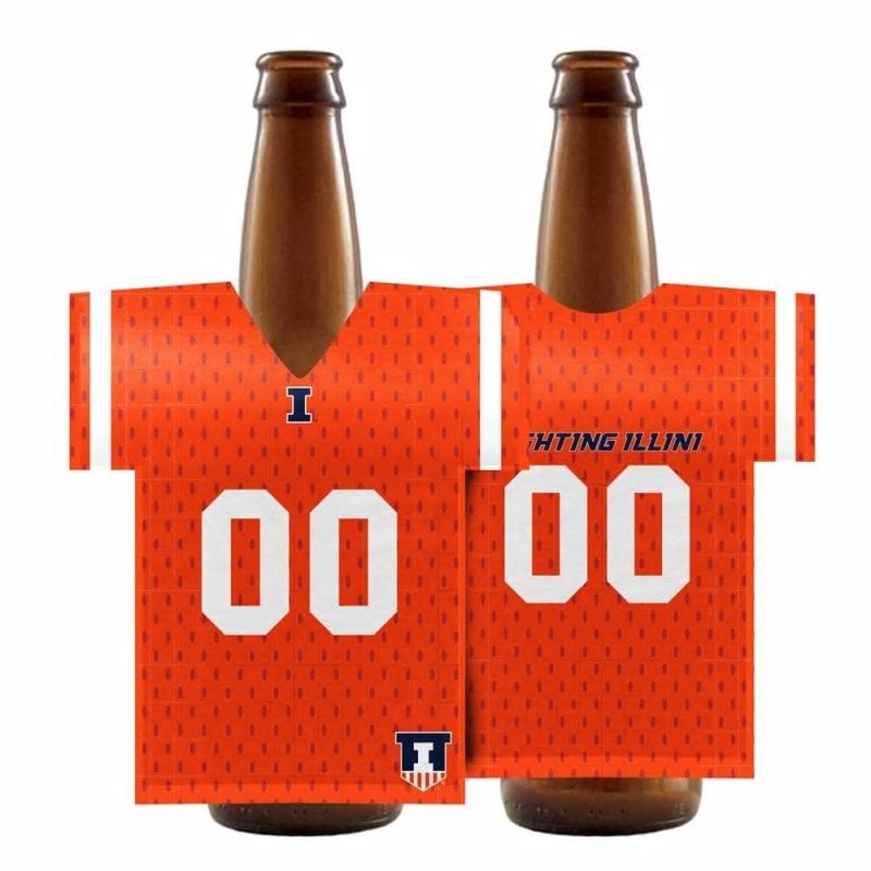 151-791 NCAA Illinois Fighting Illini Insulated Jersey Bottle Sleeve