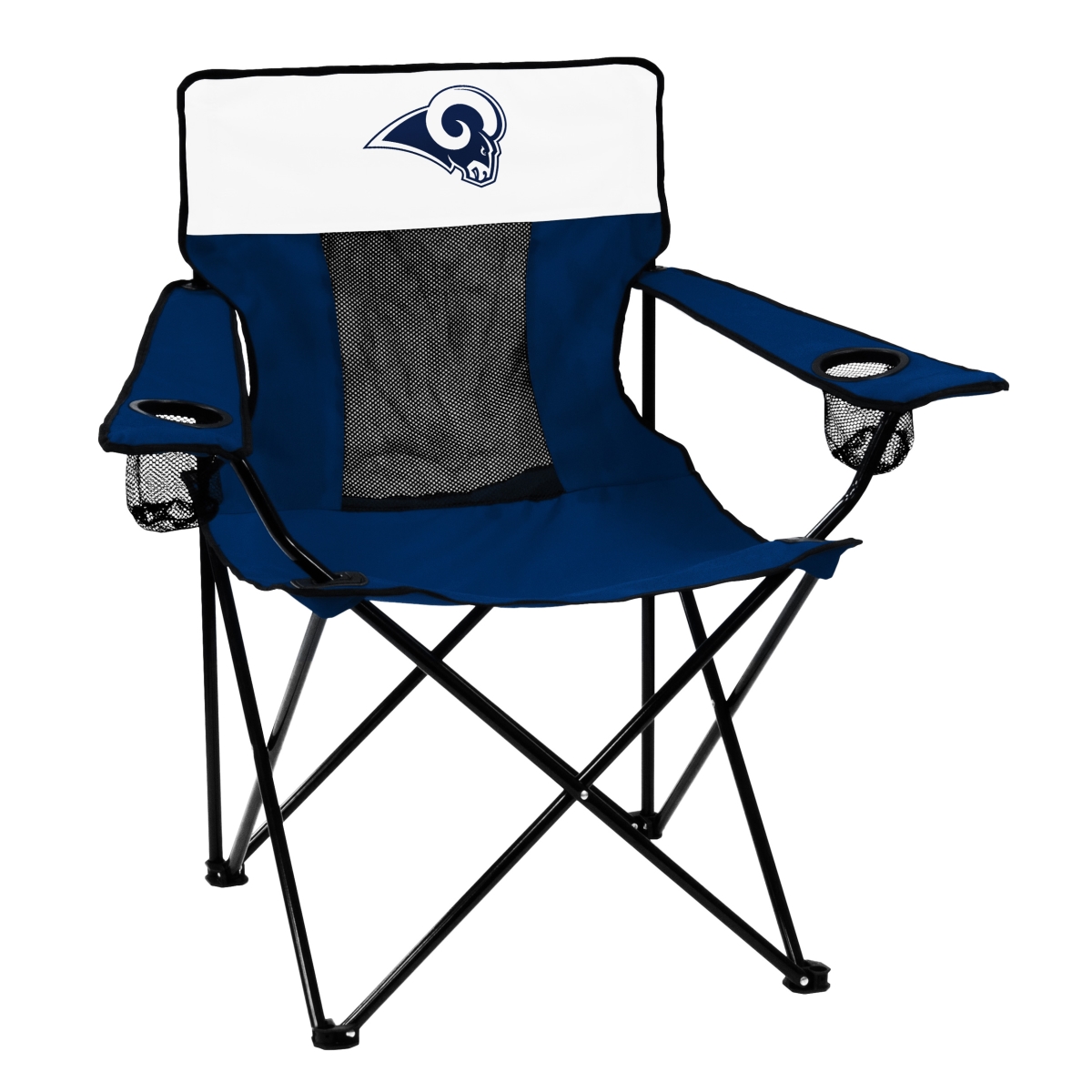Picture of Logo Brands 629-12E-1 Los Angeles Rams Navy & White Elite Chair
