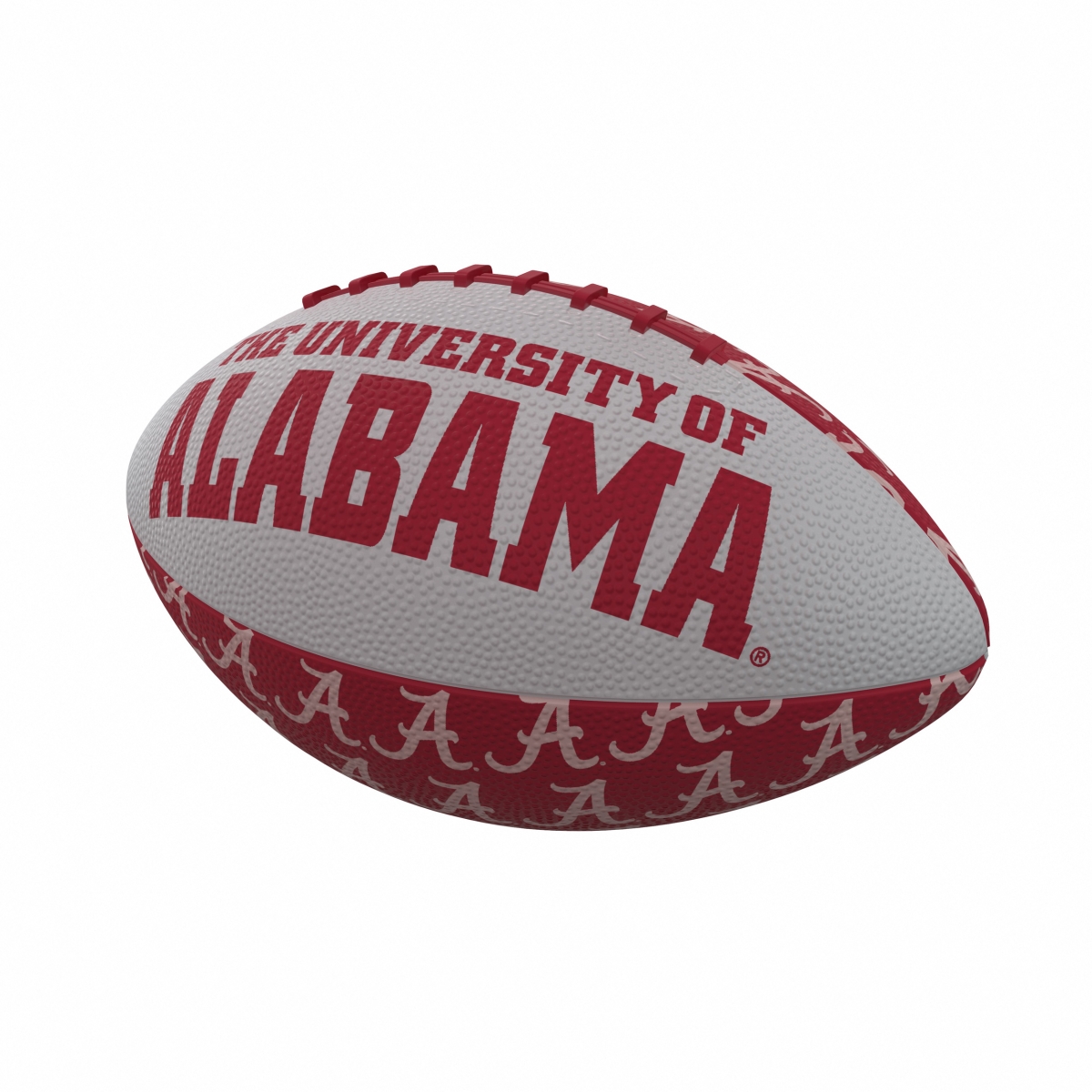 102-93MR-3 Alabama Repeating Mini-Size Rubber Football