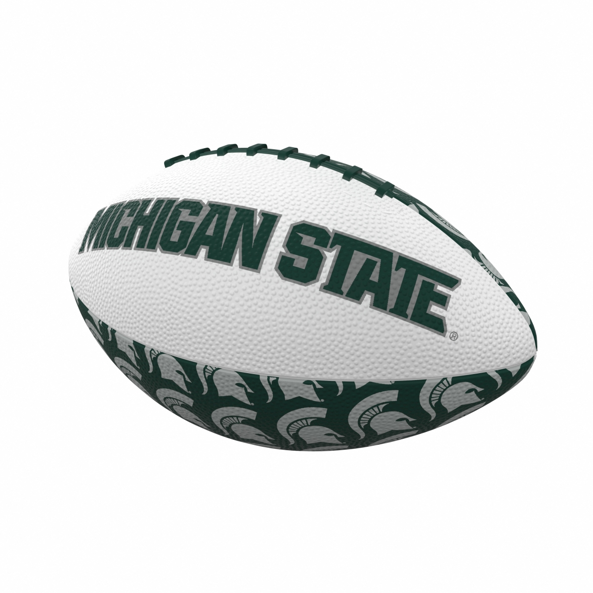 172-93MR-3 Michigan State Repeating Mini-Size Rubber Football