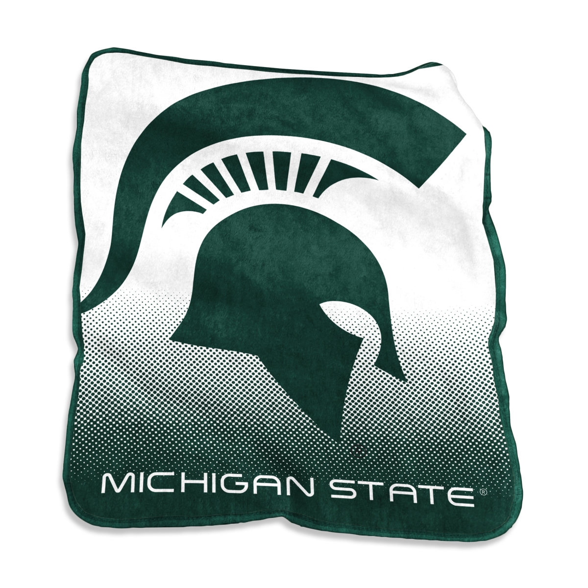 172-26A Michigan State Raschel Throw