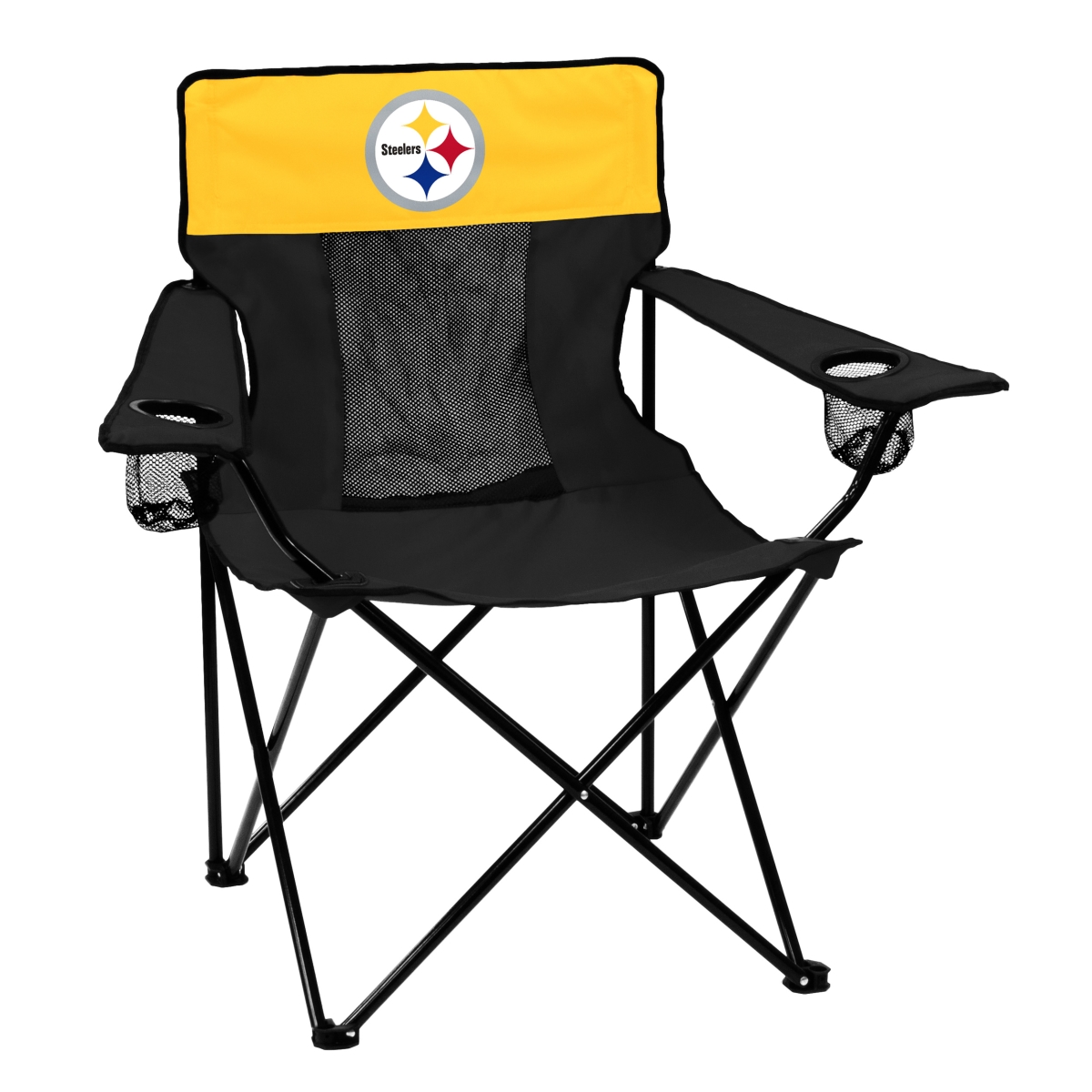 Picture of Logo Brands 625-12E Pittsburgh Steelers Elite Chair