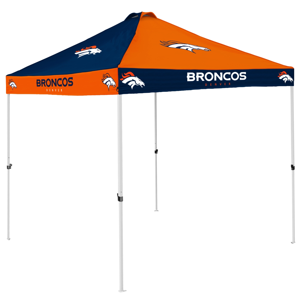 Picture of Logo Brands 610-42C Denver Broncos Checkerboard Canopy