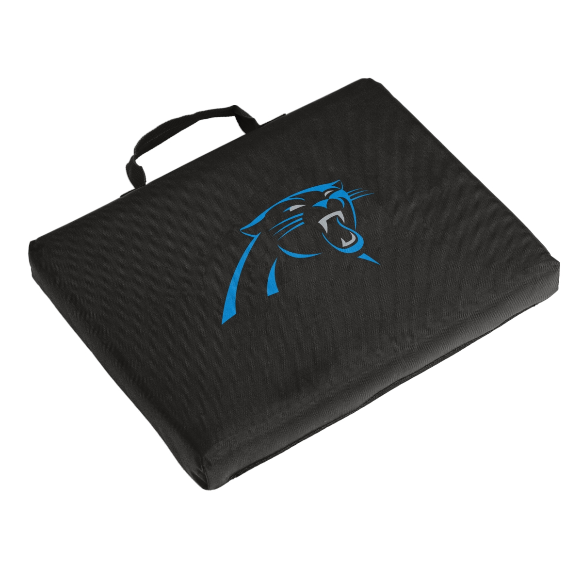 Picture of Logo Brands 605-71B Carolina Panthers Bleacher Cushion