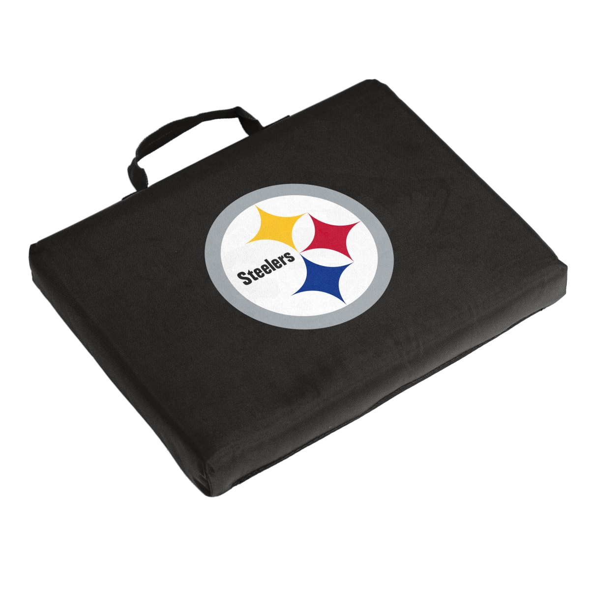 Picture of Logo Brands 625-71B Pittsburgh Steelers Bleacher Cushion