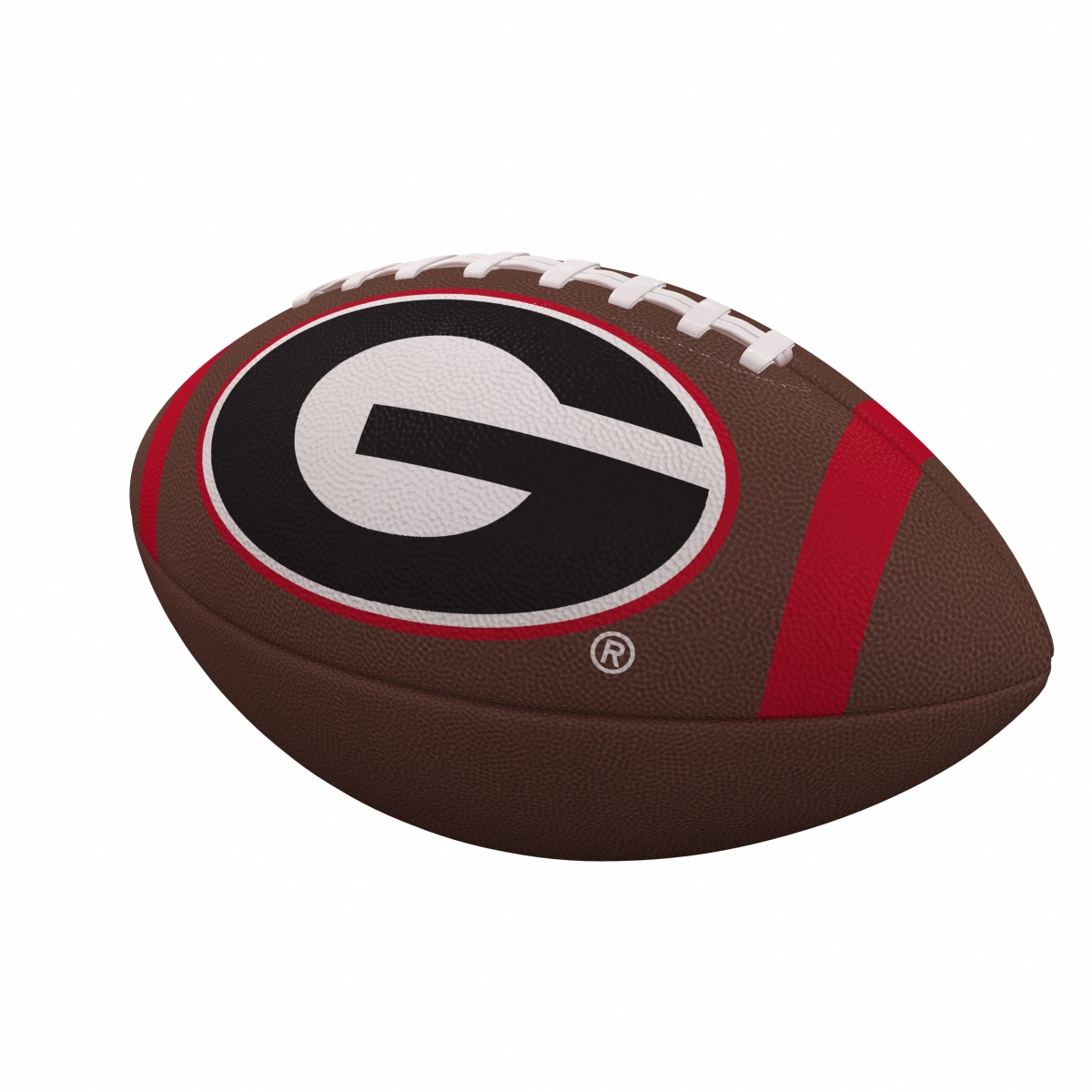 Picture of Logo Brands 142-93FC-1 Georgia Team Stripe Full-Size Composite Football