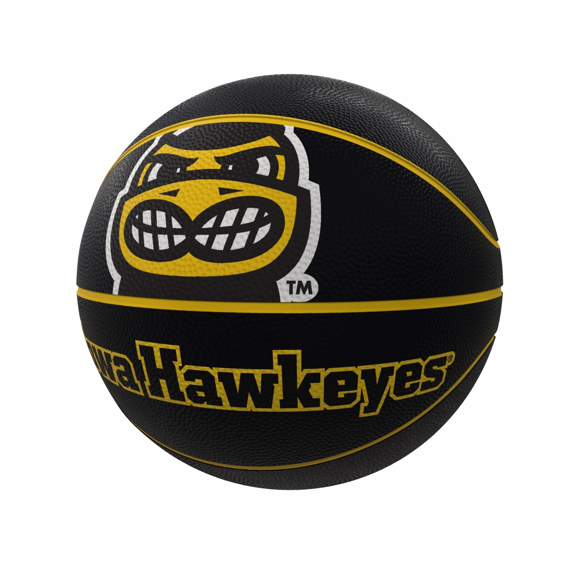 Picture of Logo Brands 155-91FR-1 Iowa Mascot Official-Size Rubber Basketball