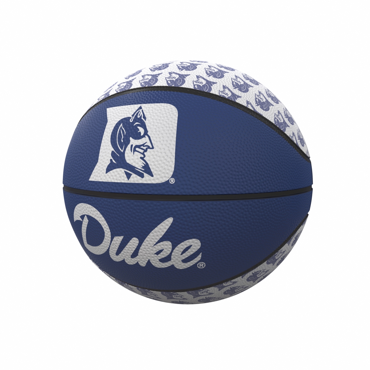 Picture of Logo Brands 130-91MR-1 Duke Repeating Logo Mini-Size Rubber Basketball