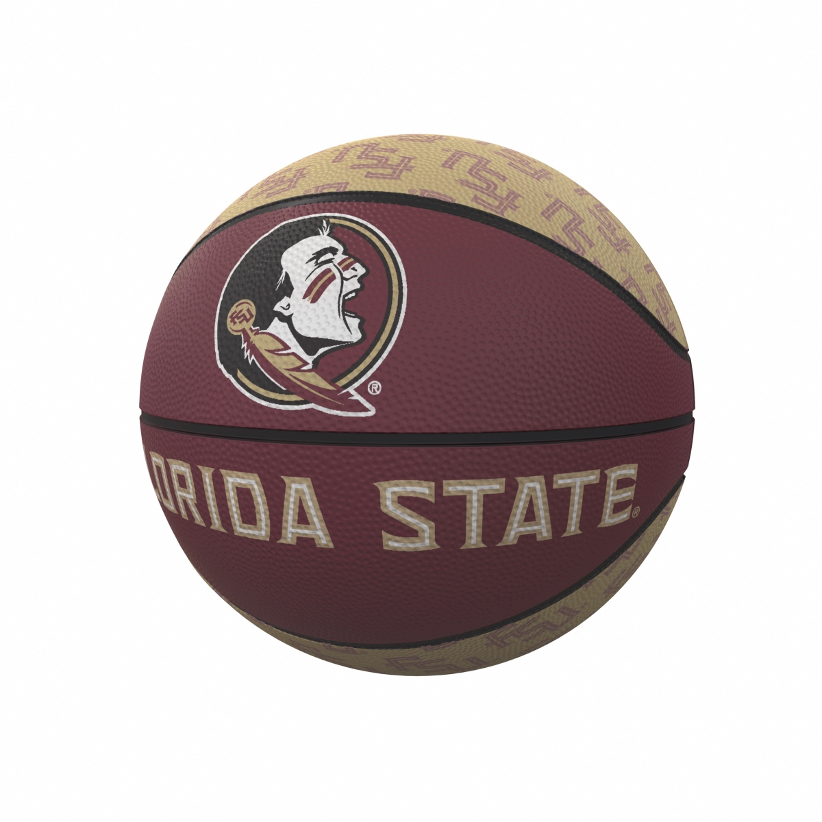 Picture of Logo Brands 136-91MR-1 Florida State Repeating Logo Mini-Size Rubber Basketball