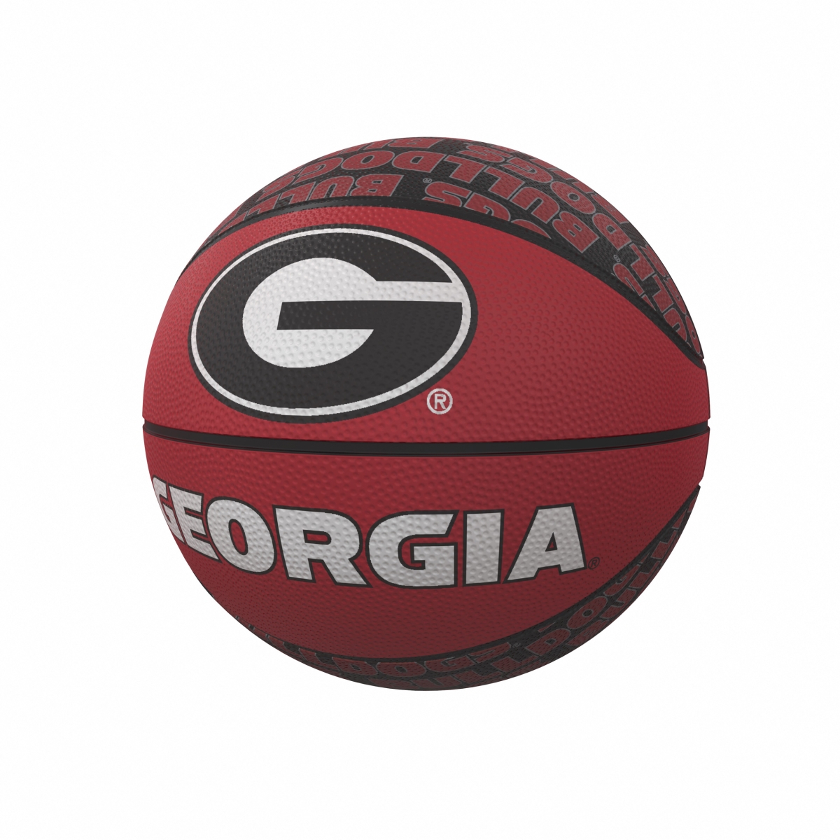 Picture of Logo Brands 142-91MR-1 Georgia Repeating Logo Mini-Size Rubber Basketball