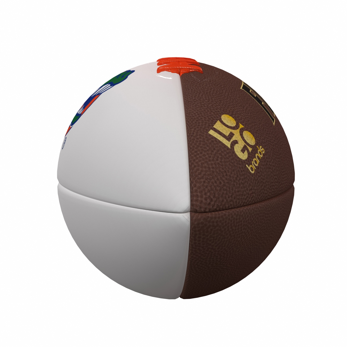 Logo Brands Florida Gators Official-Size Autograph Football, Blue