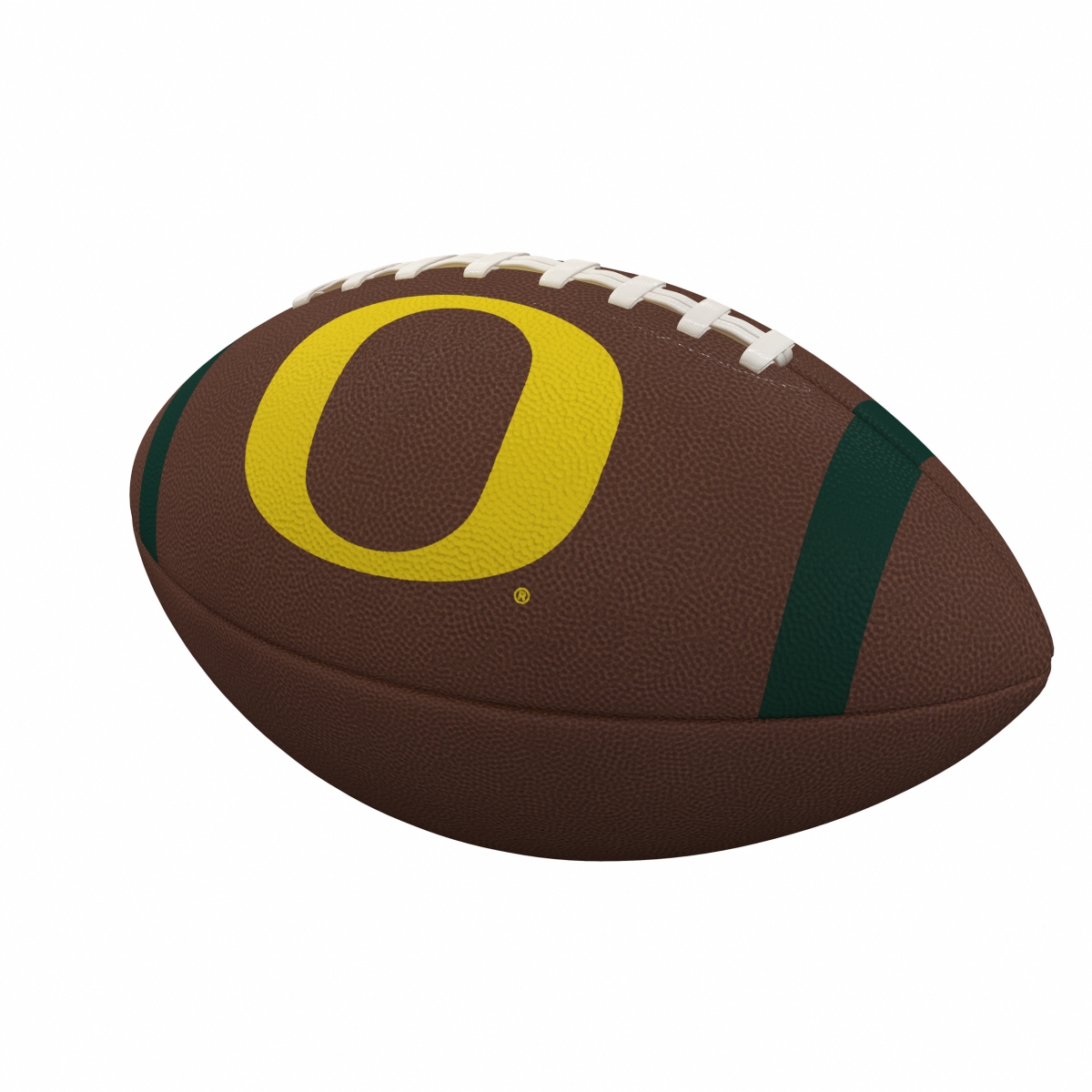 Picture of Logo Brands 194-93FC-1 Oregon Team Stripe Official-Size Composite Football
