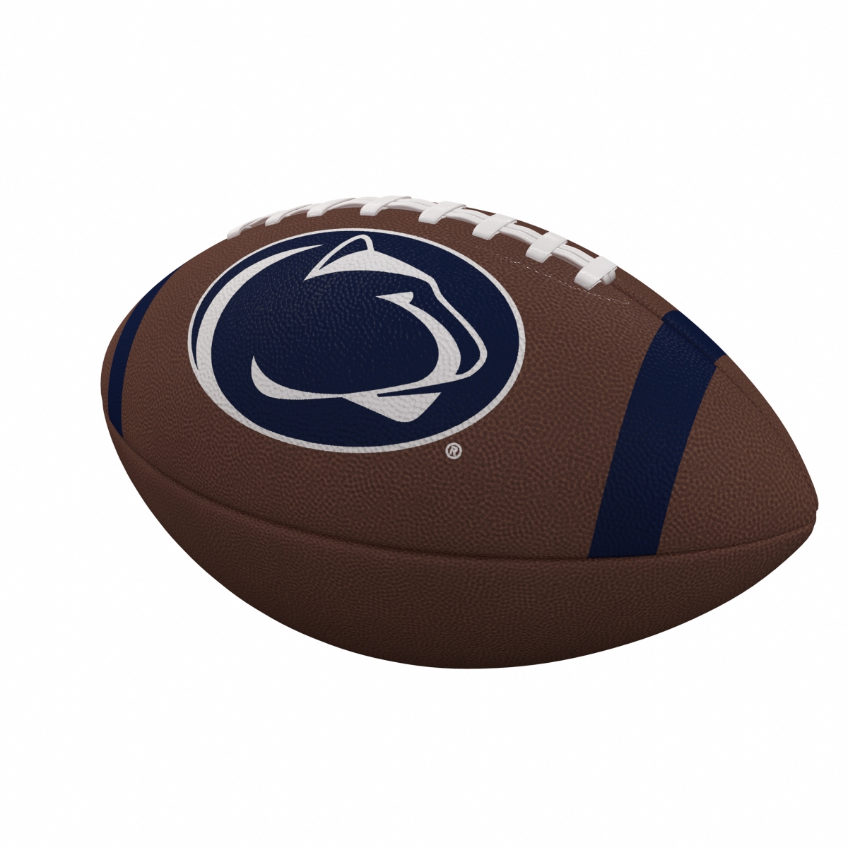 Picture of Logo Brands 196-93FC-1 Penn State Team Stripe Official-Size Composite Football